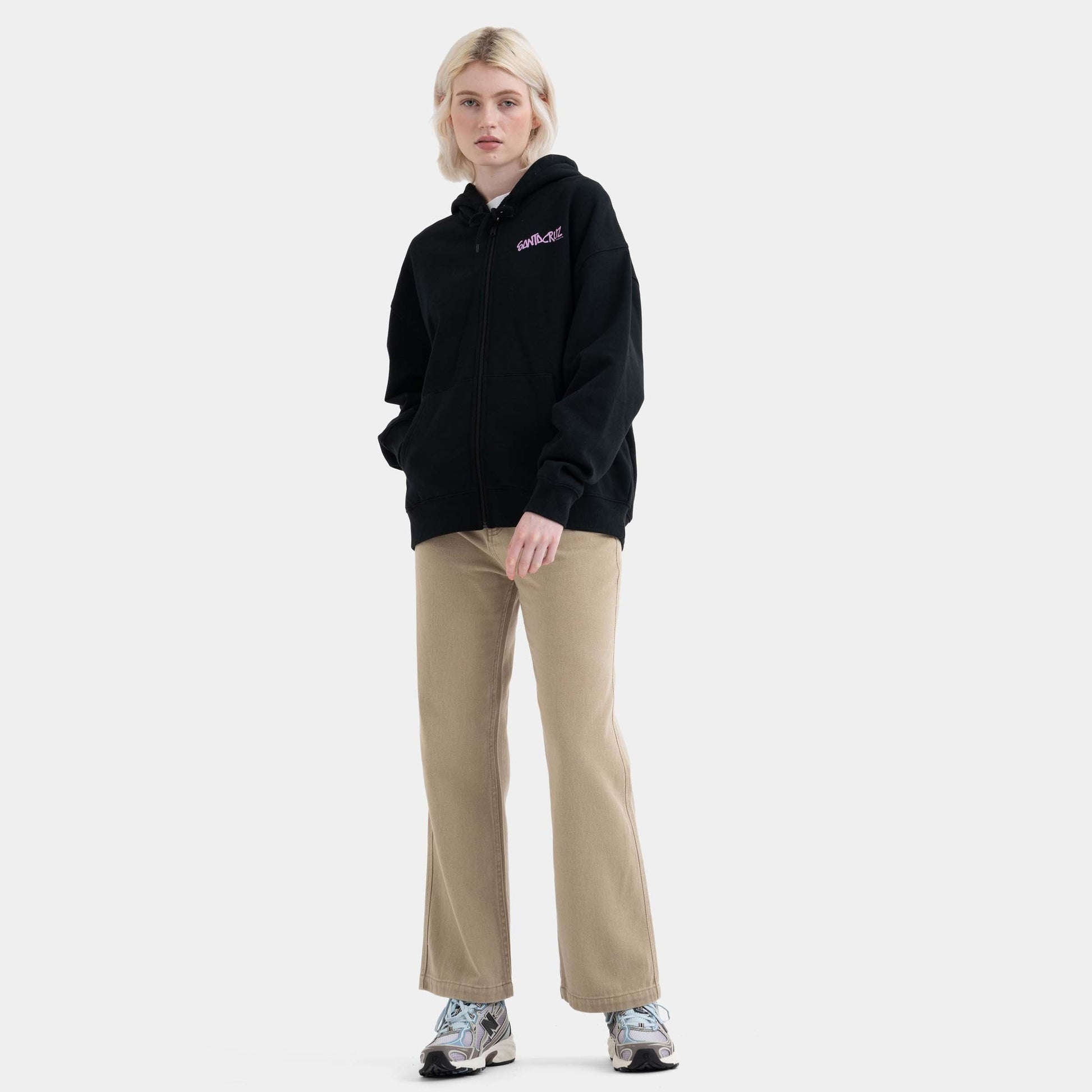 Santa Cruz Skateboards | Dizzy Daisy Zip Hoodie Black