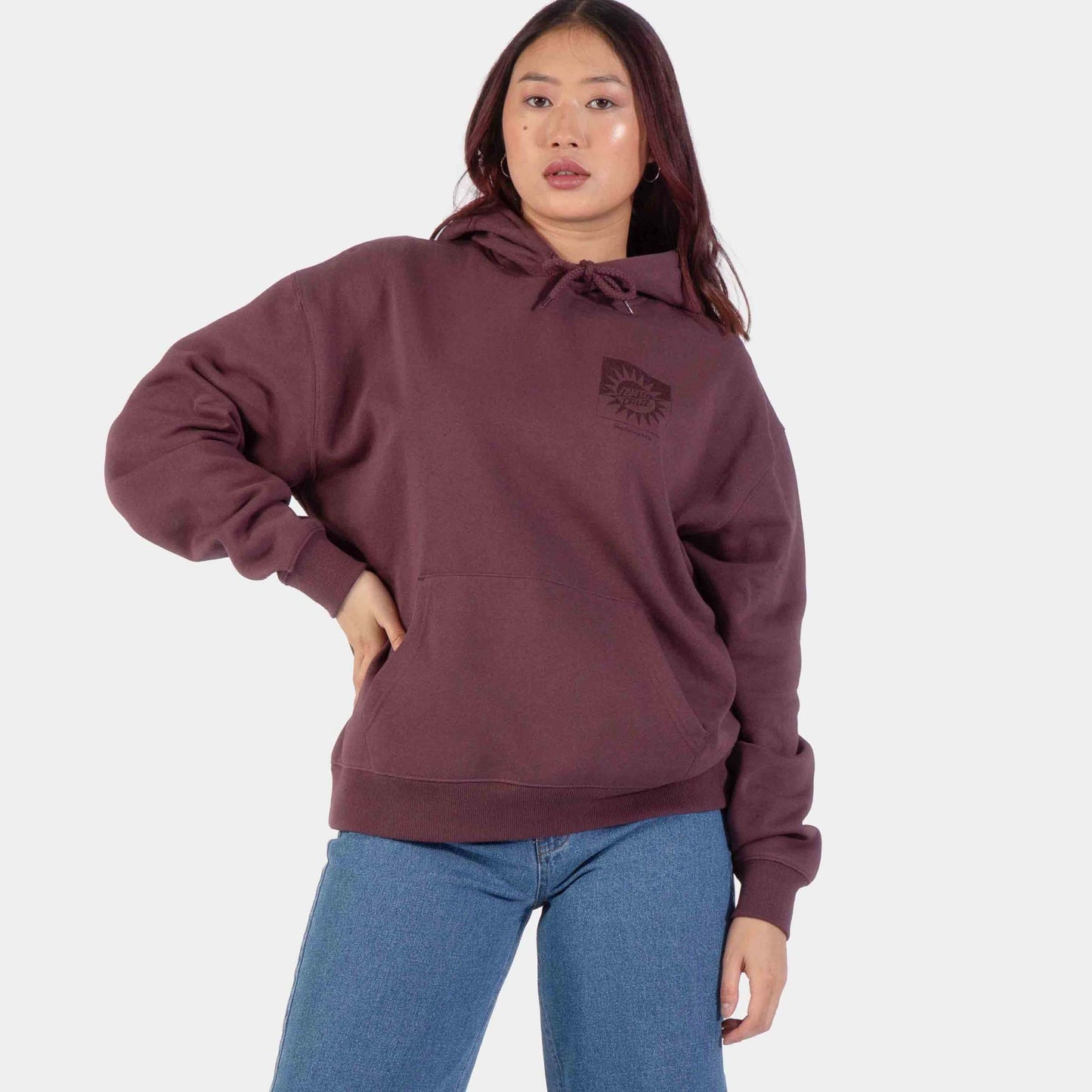 Santa Cruz | Sun Up Dot Hoodie Cocoa Powder