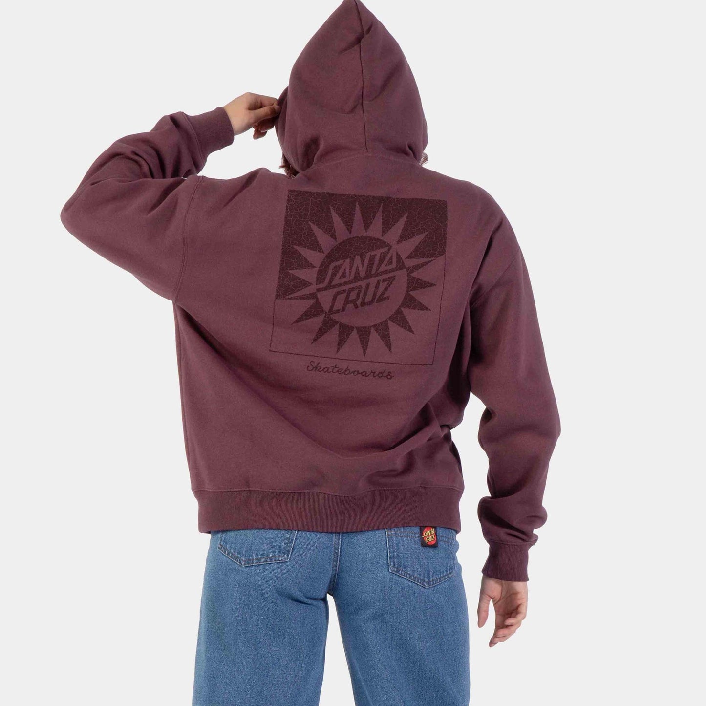 Santa Cruz | Sun Up Dot Hoodie Cocoa Powder