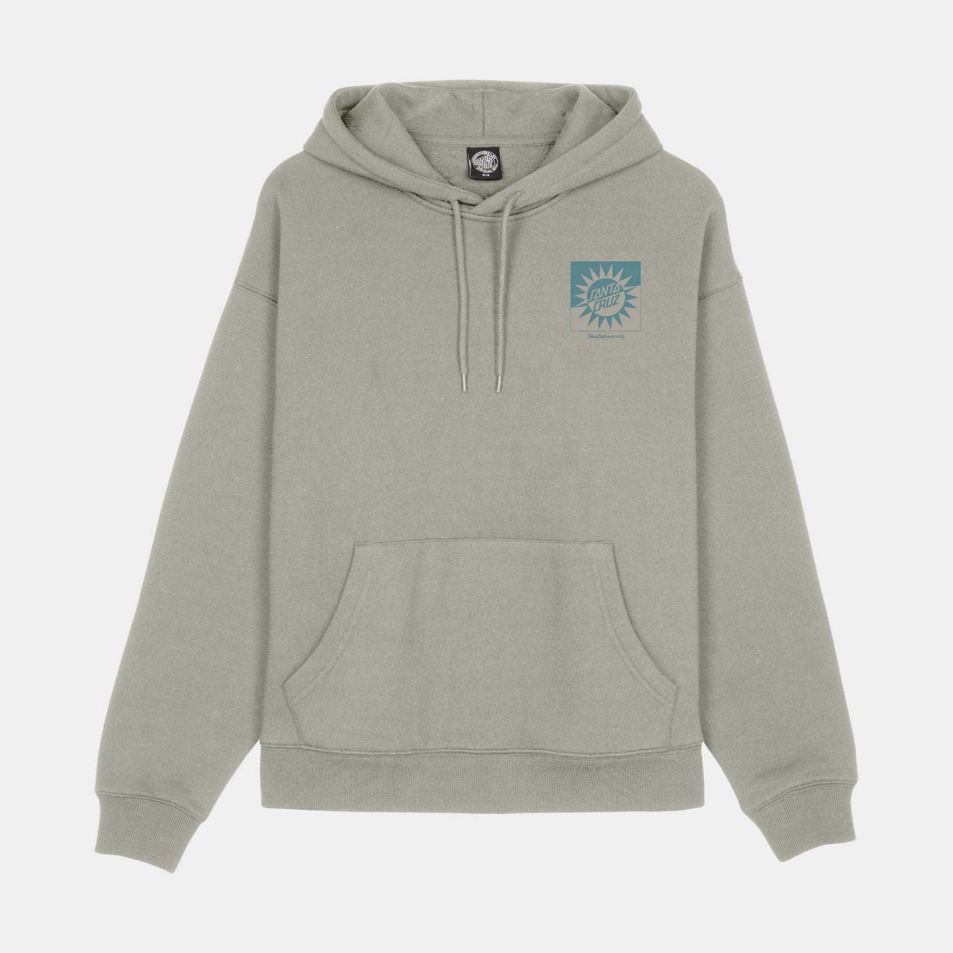 Santa Cruz | Sun Up Dot Hoodie Stone Grey
