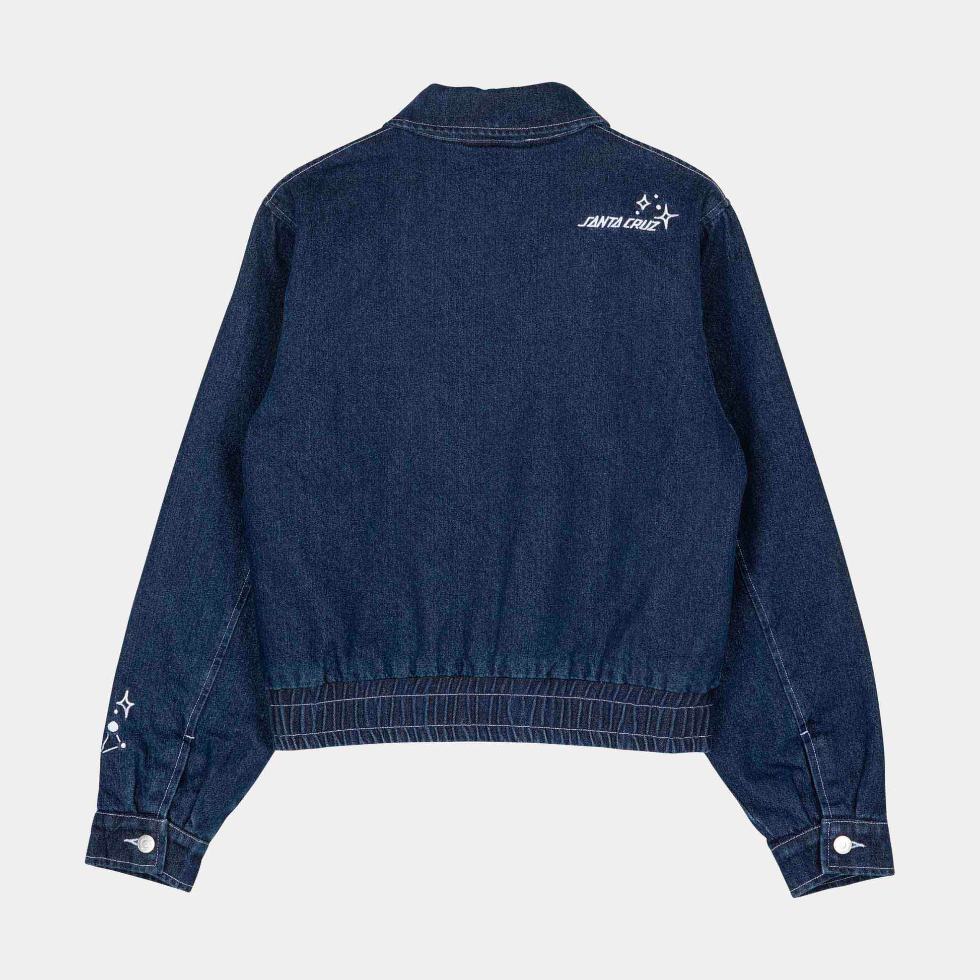 Santa Cruz Split Sun Bomber Jacket Dark Denim