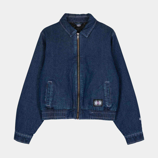 Santa Cruz Split Sun Bomber Jacket Dark Denim