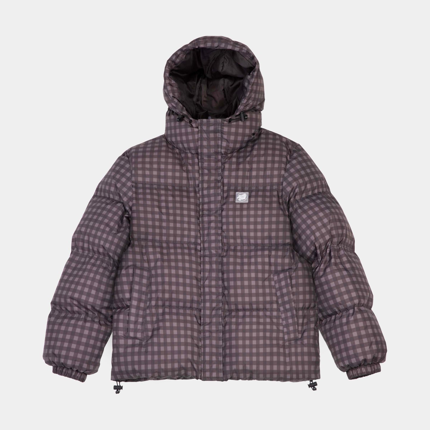 Santa Cruz | Opus Dot Quilted Jacket Brown Gingham