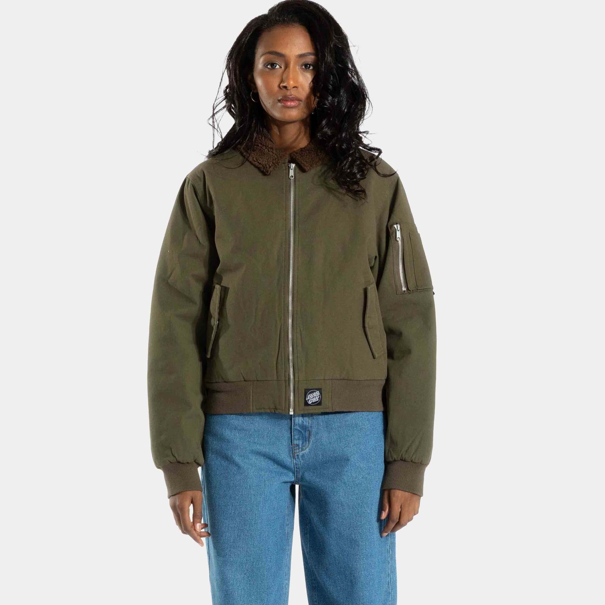 Santa Cruz | Pilot Bomber Jacket Olive