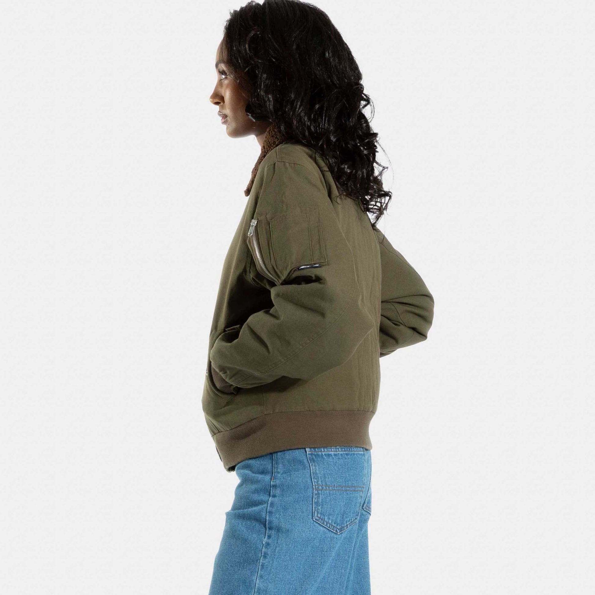 Santa Cruz | Pilot Bomber Jacket Olive