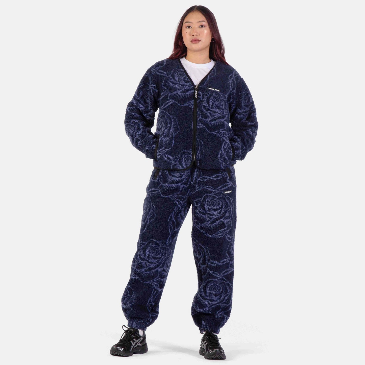 Santa Cruz | Homebody Jacket Navy Roses
