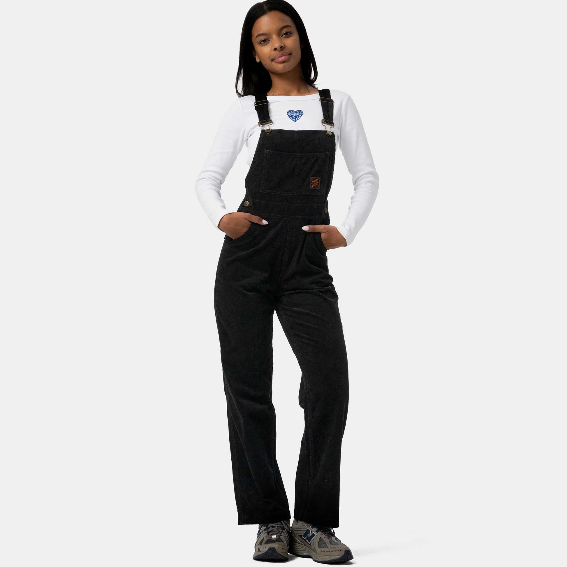 Santa Cruz Classic Label Dungarees Black Cord