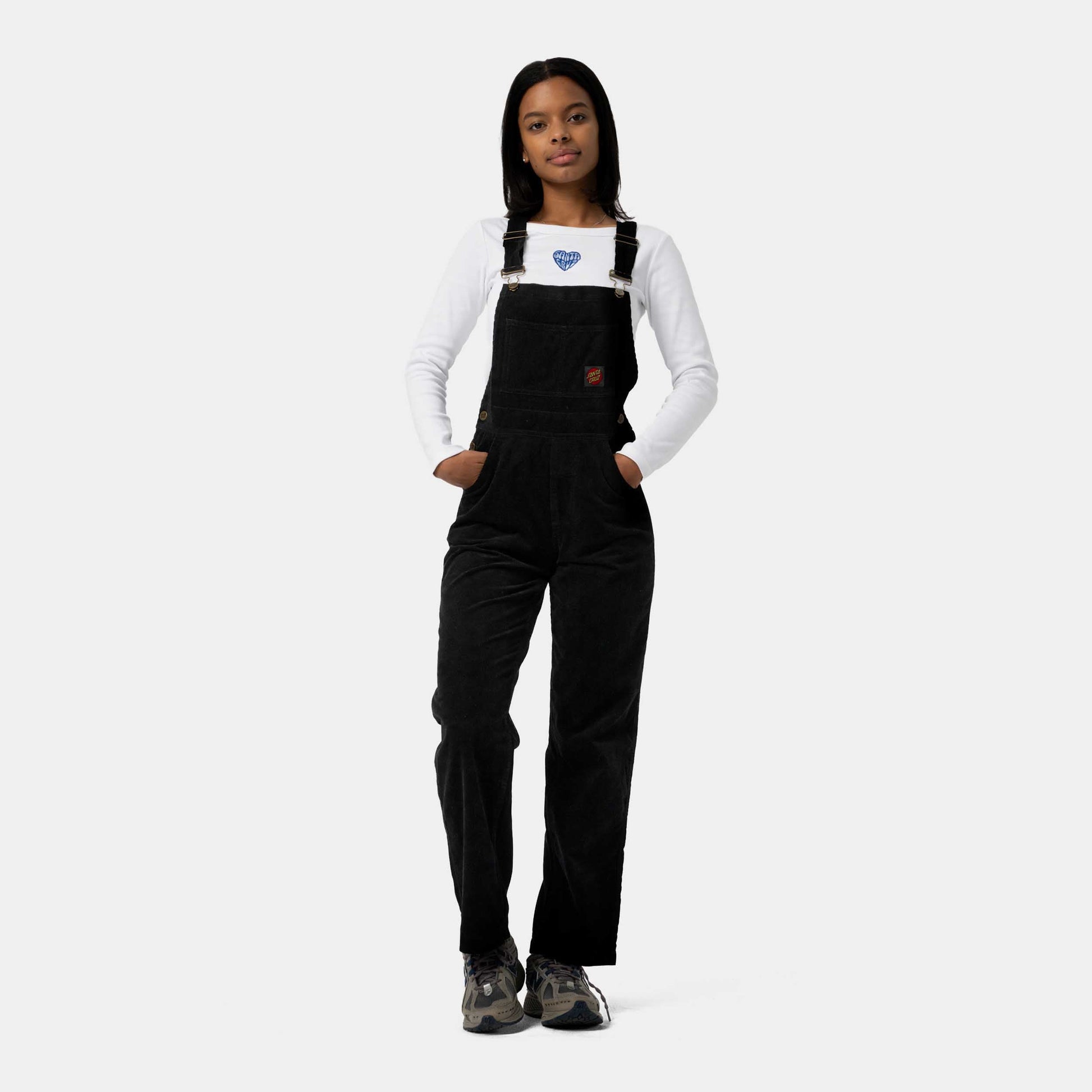 Santa Cruz Classic Label Dungarees Black Cord