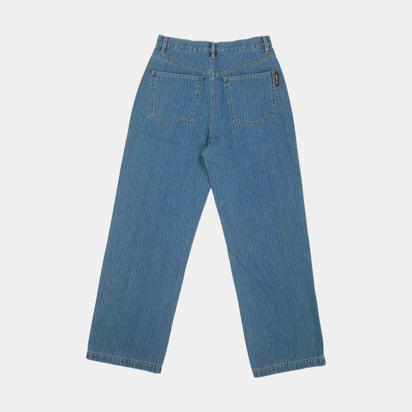 Santa Cruz Skateboards | Classic Baggy Jeans Light Blue Stripe