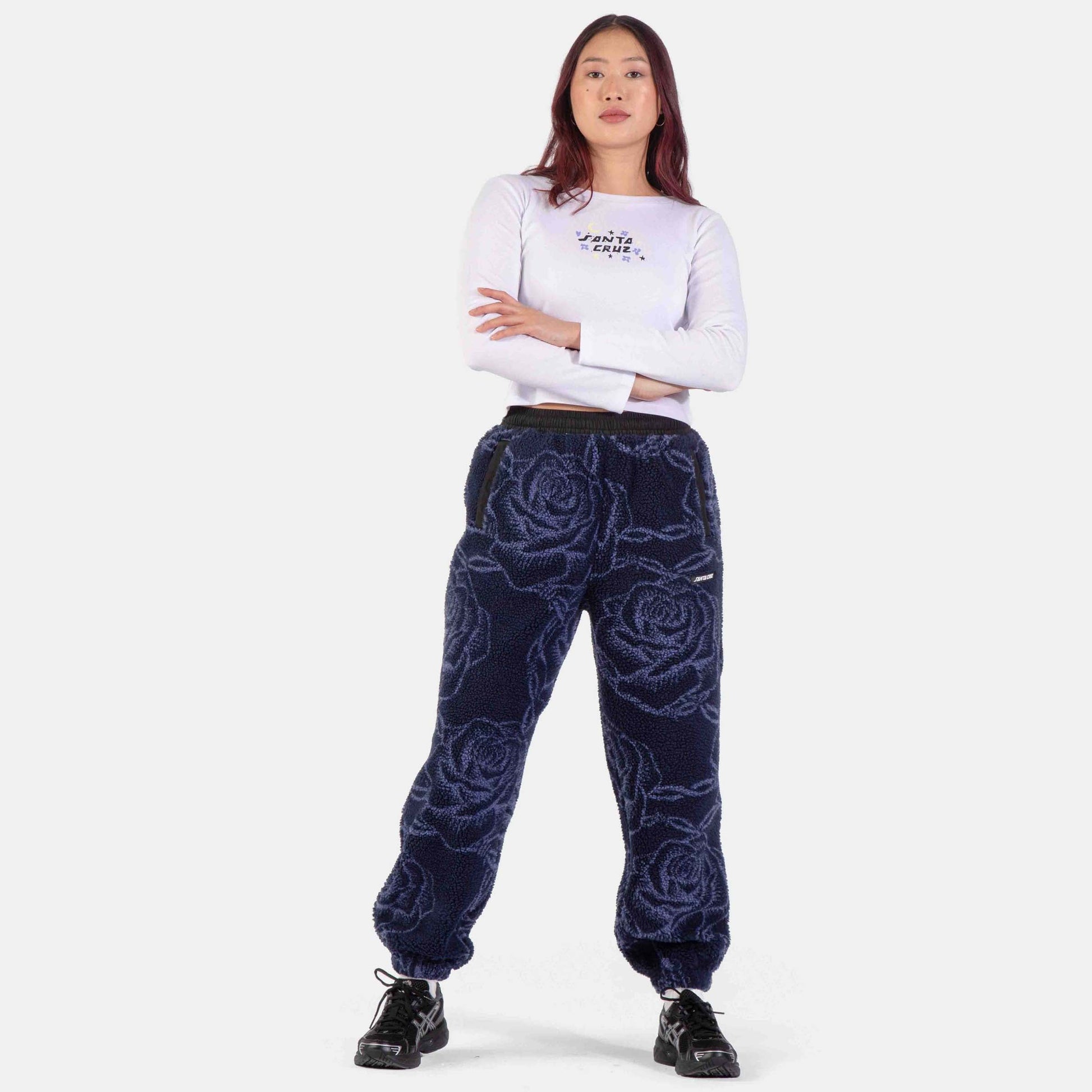Santa Cruz | Homebody Sweatpant Navy Roses
