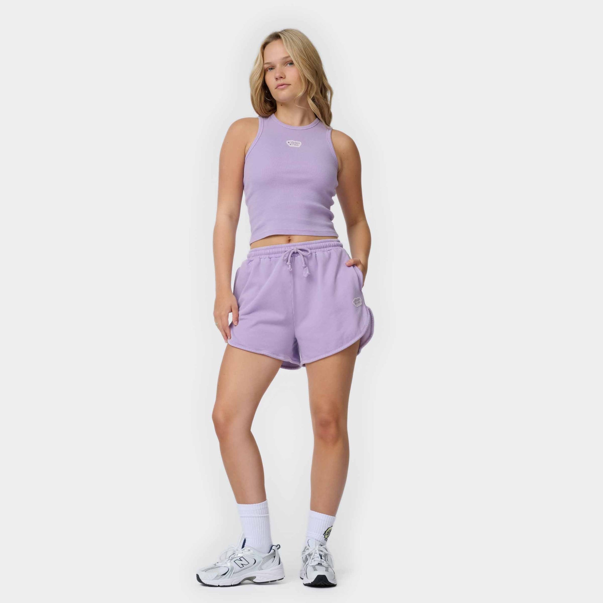 Santa Cruz Groovy Stack Shorts Lilac Wash