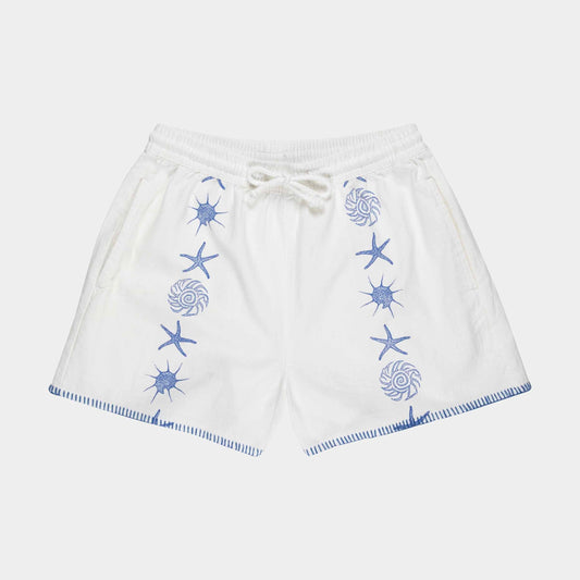 Santa Cruz Reef Shorts Off White
