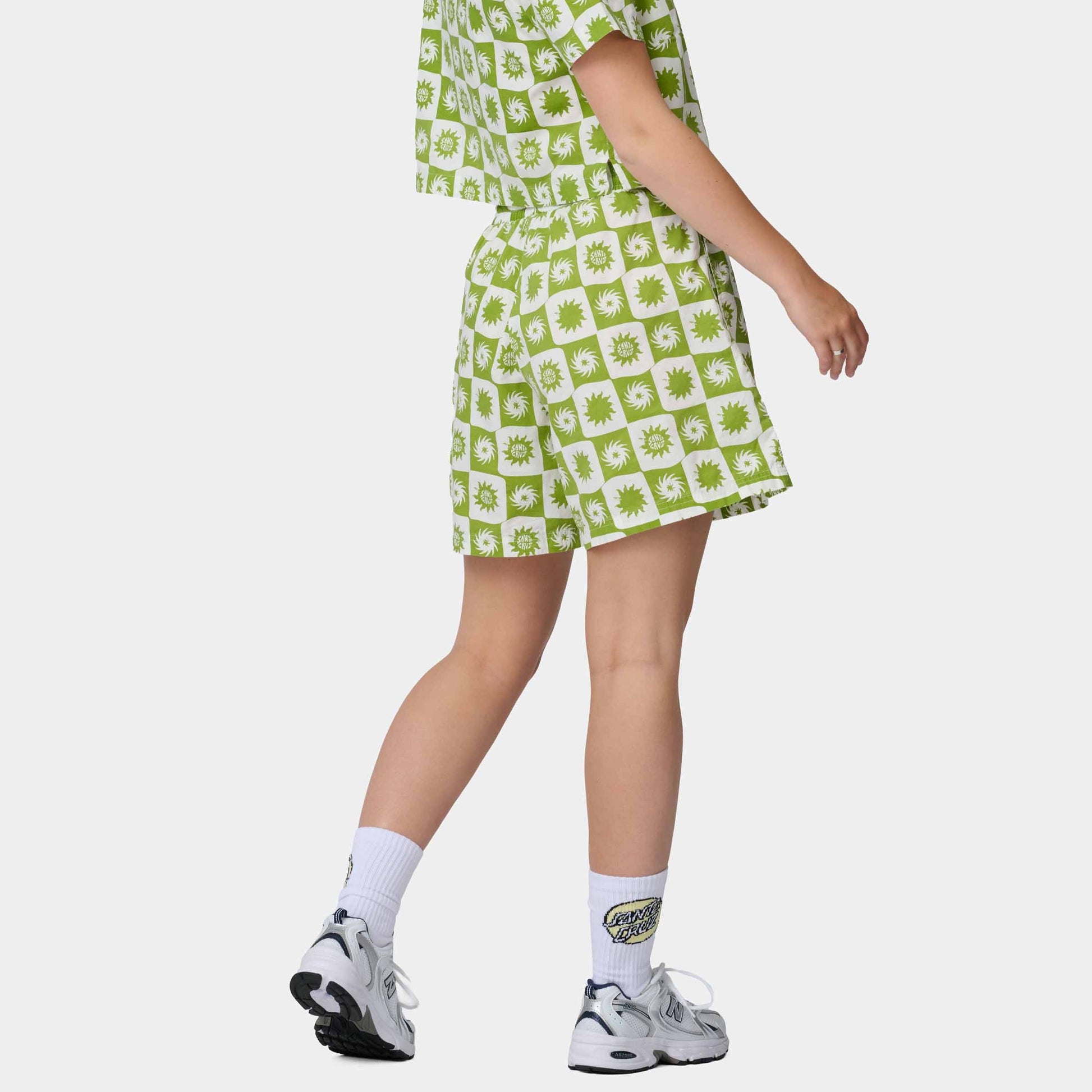 Santa Cruz Sun Daze Shorts Green Sun Daze