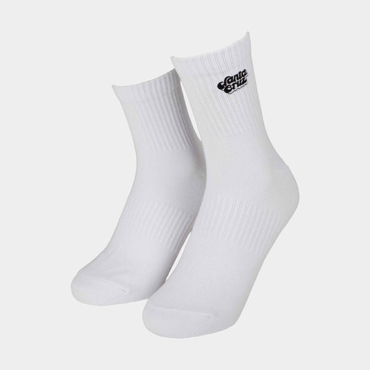 Santa Cruz Groovy Stack Socks 2 Pack White Lilac