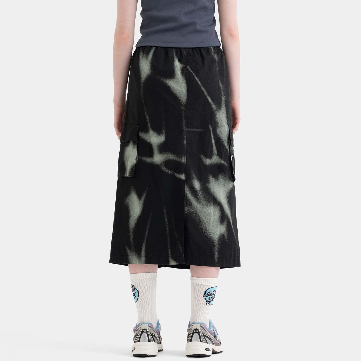 Santa Cruz Skateboards | Strip Cargo Skirt Black Acid Cloud