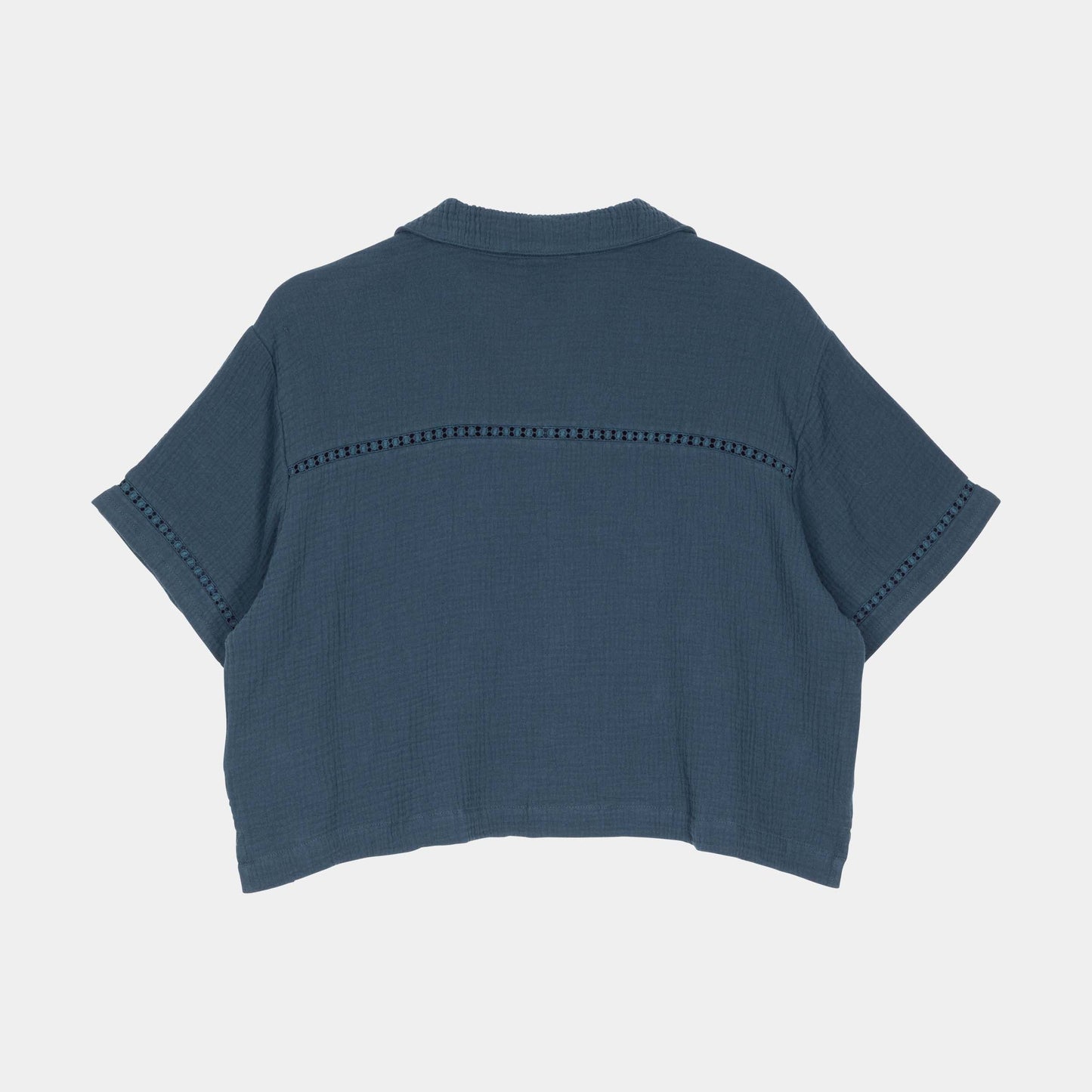 Santa Cruz Skateboards | Dune Crop Short Sleeve Shirt Deep Sea