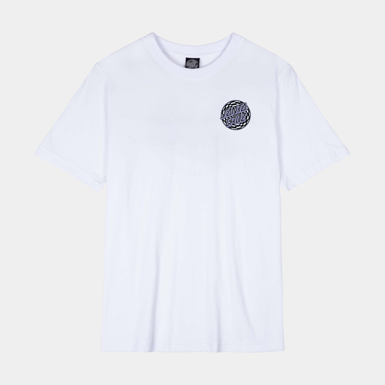 Santa Cruz Field Check Dot T Shirt White