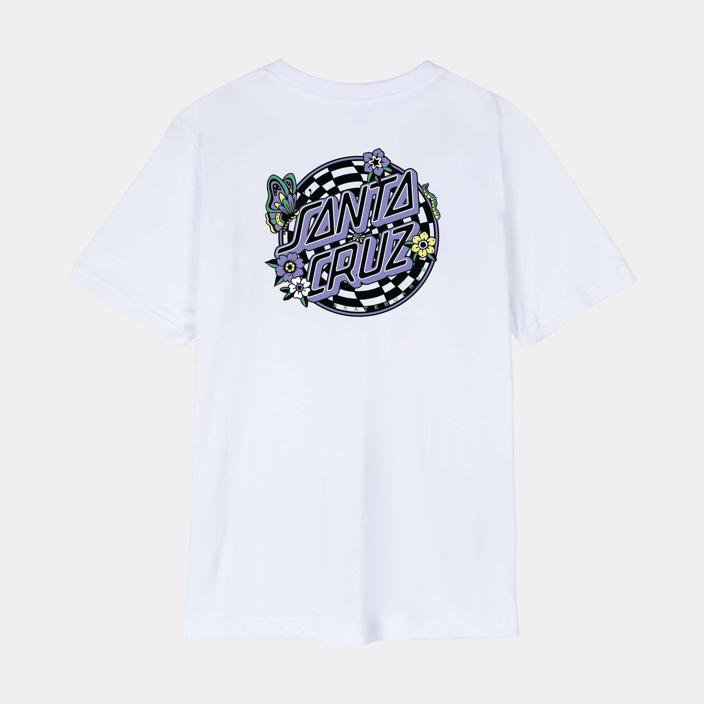 Santa Cruz Field Check Dot T Shirt White