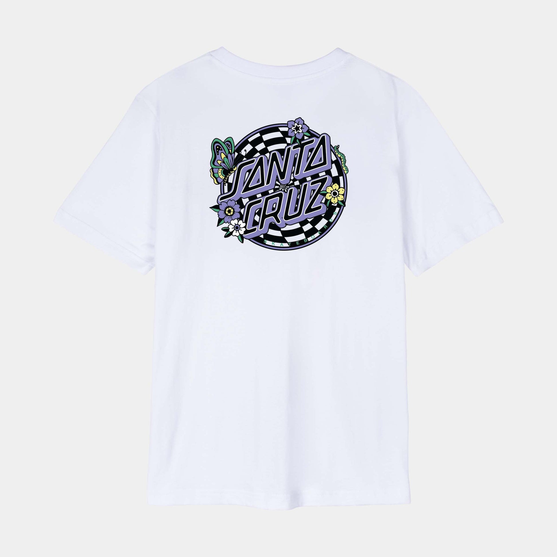 Santa Cruz Field Check Dot T Shirt White