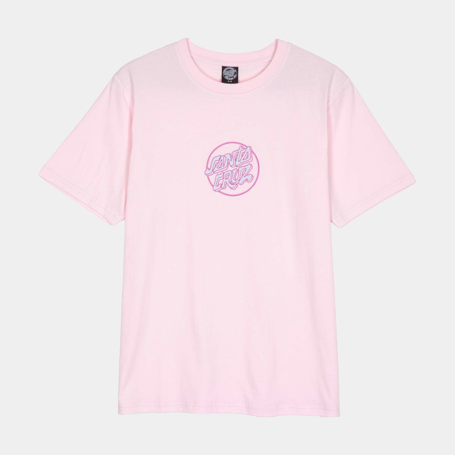 Santa Cruz Nouveau Dot Center T Shirt Rose Quartz
