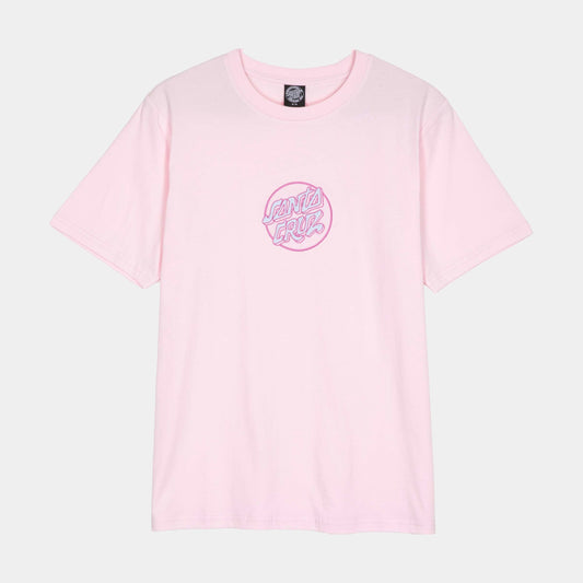 Santa Cruz Nouveau Dot Center T Shirt Rose Quartz