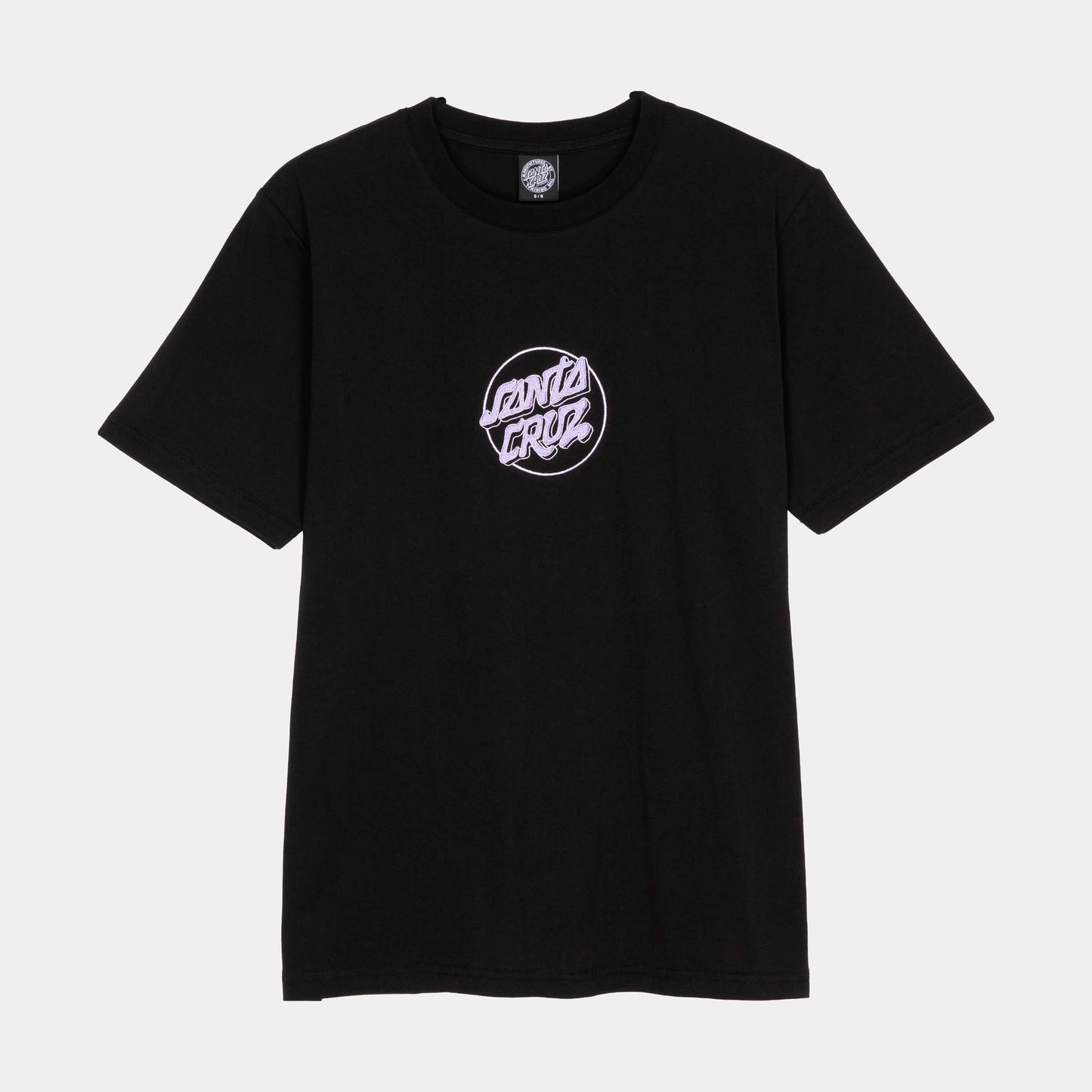 Santa Cruz Nouveau Dot Center T Shirt Black
