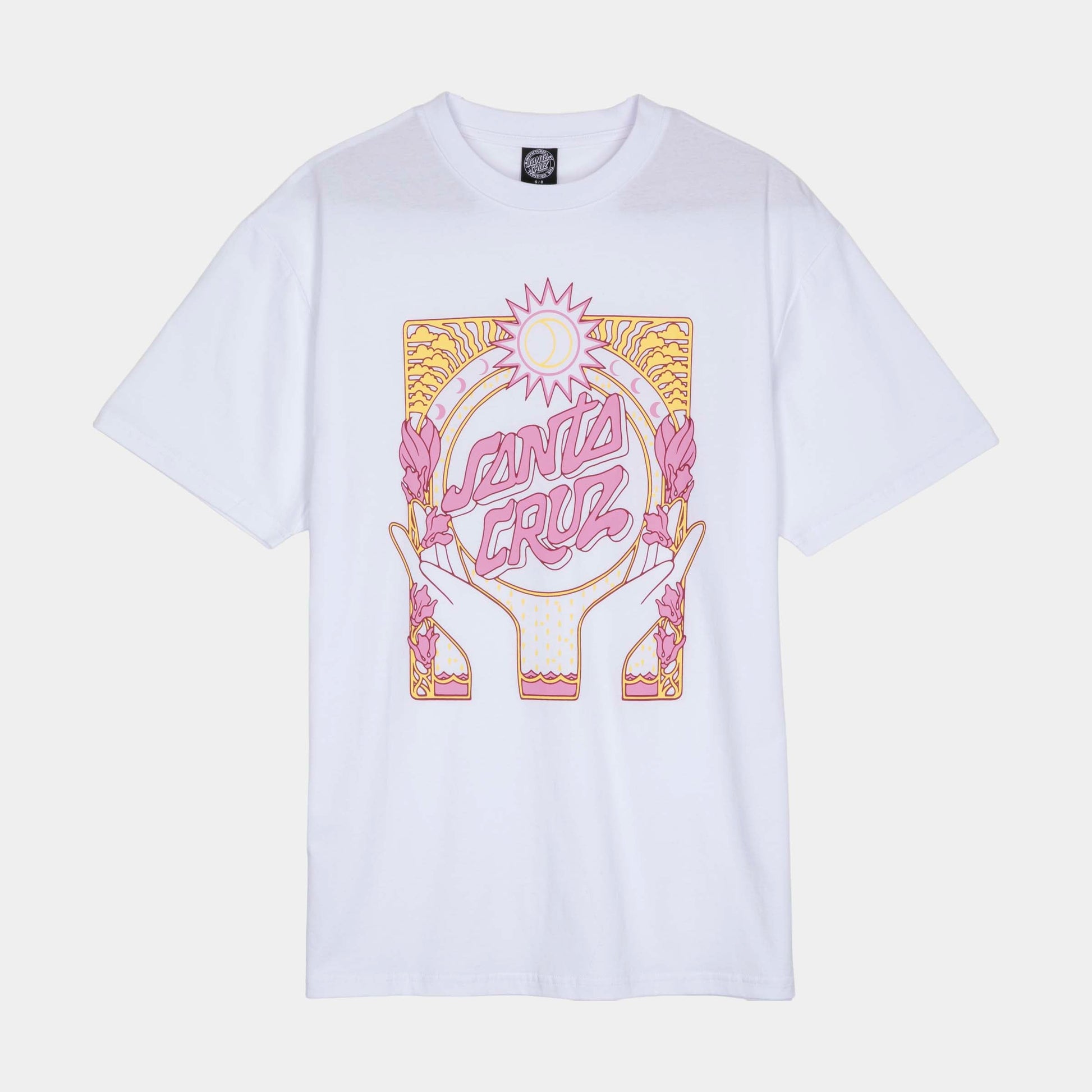 Santa Cruz Nouveau Front T Shirt White