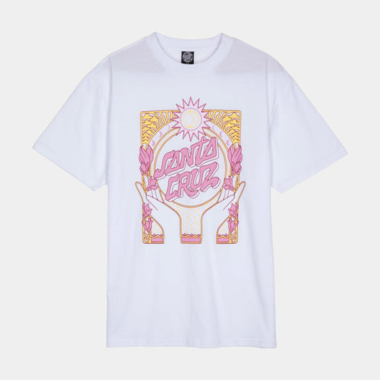 Santa Cruz Nouveau Front T Shirt White