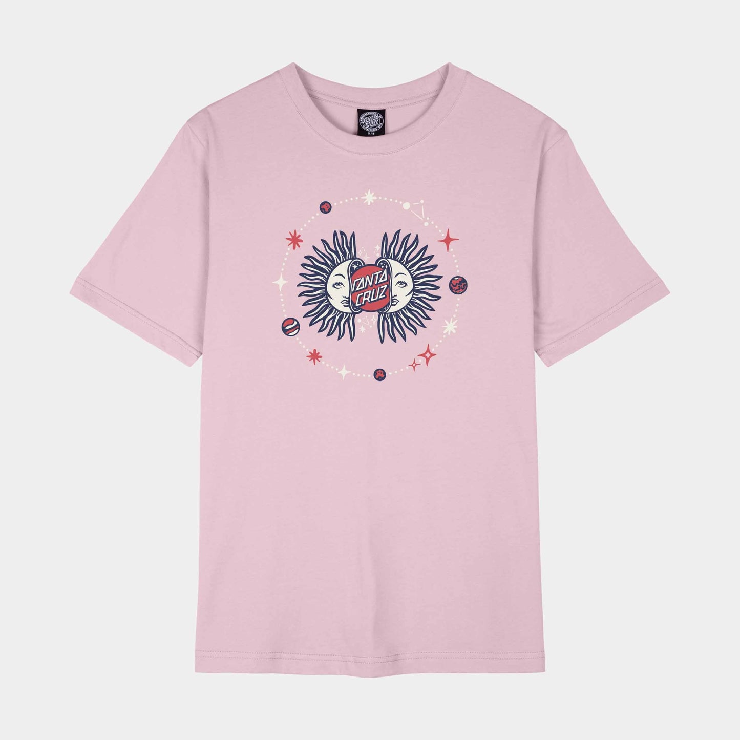 Santa Cruz Split Sun Orbit T Shirt Candy Floss