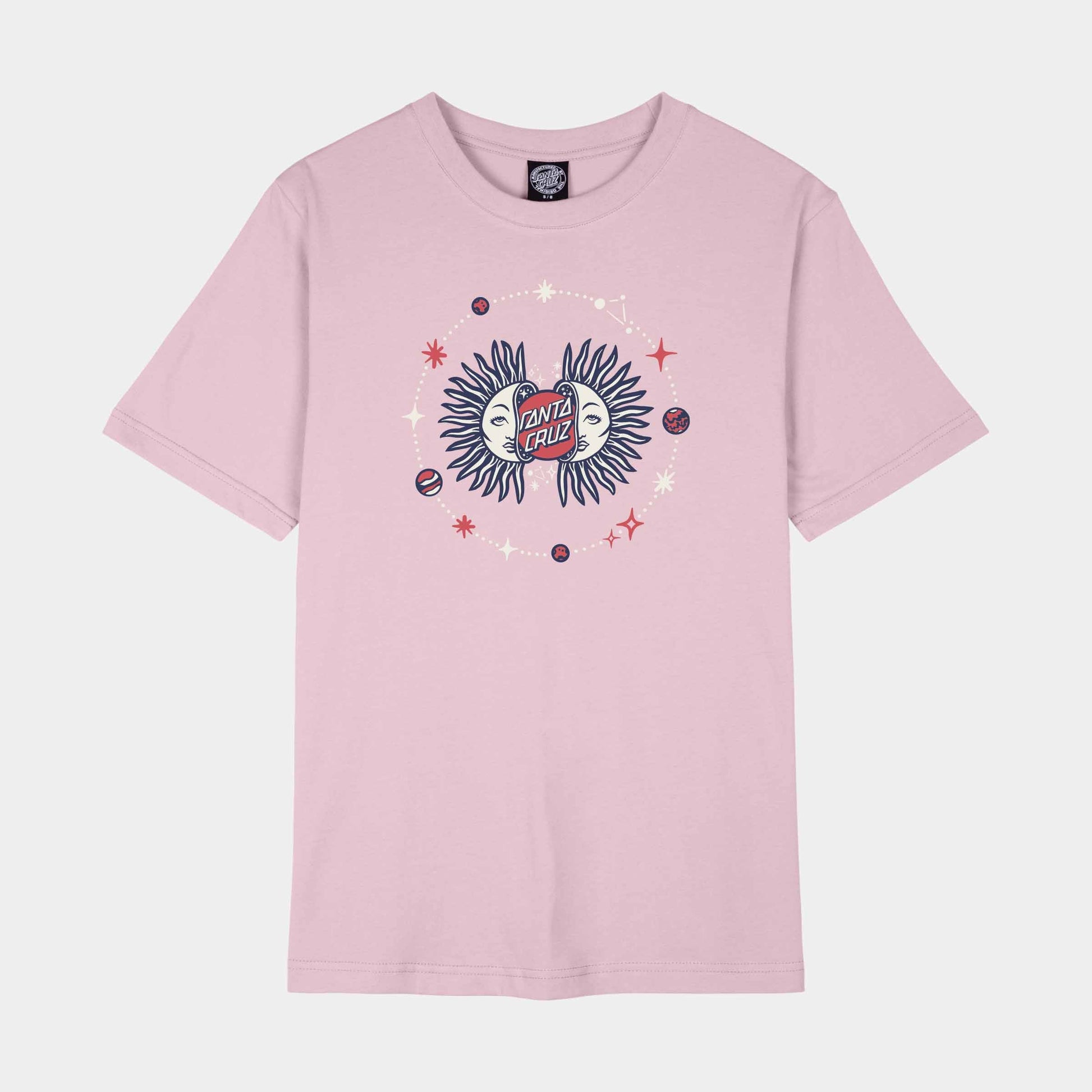 Santa Cruz Split Sun Orbit T Shirt Candy Floss