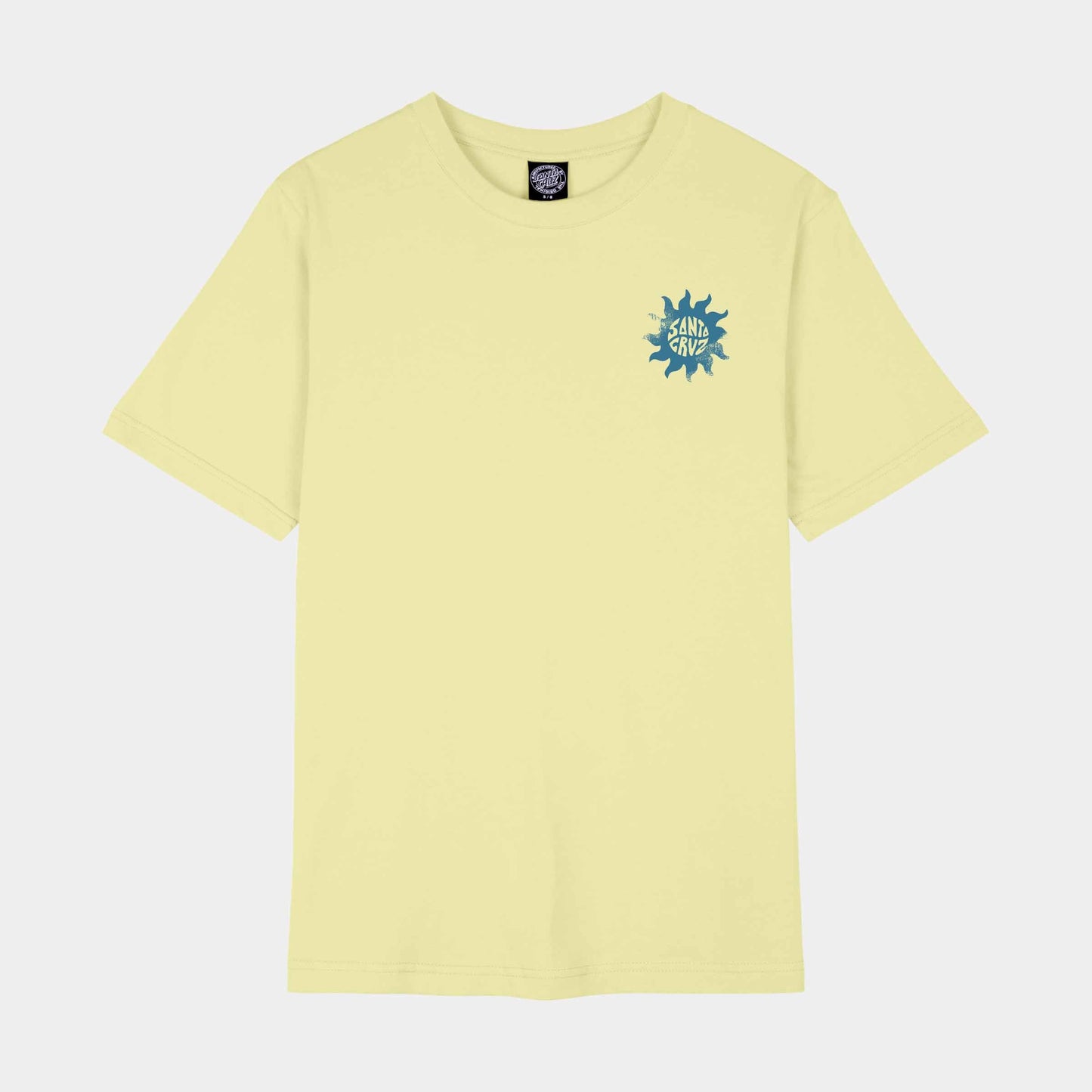 Santa Cruz Sun Daze T Shirt Celestial Yellow