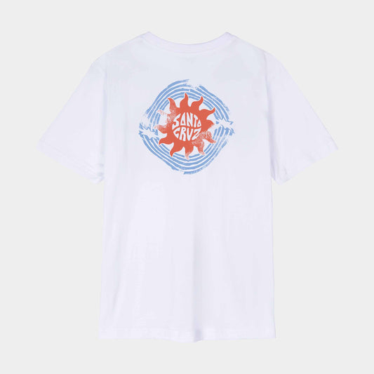 Santa Cruz Sun Daze T Shirt White