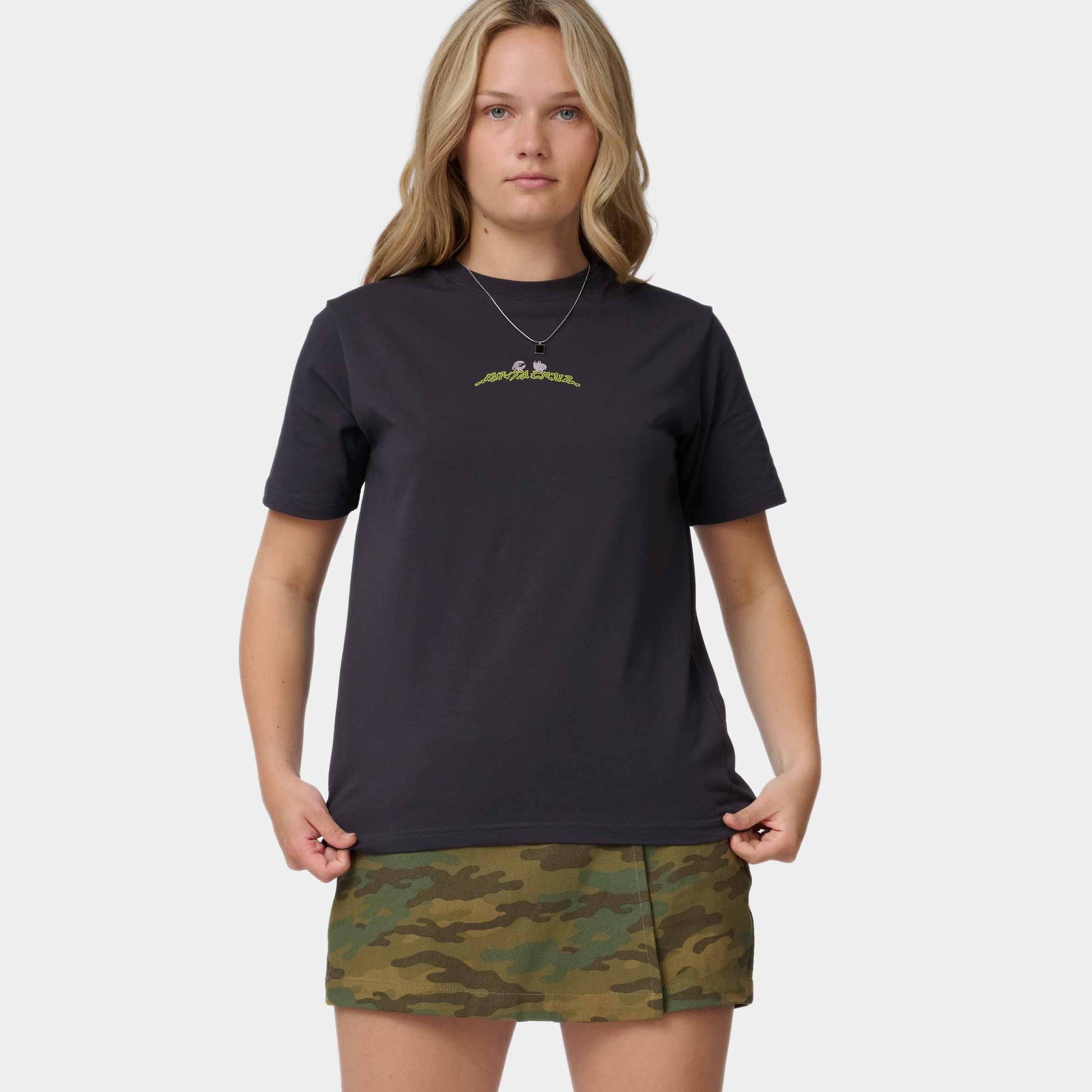 Santa Cruz Natural Bridges T Shirt Black Wash