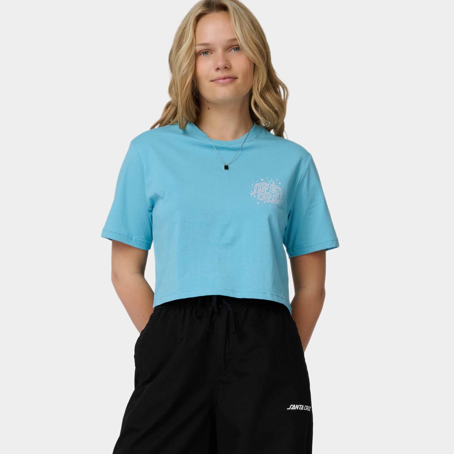 Santa Cruz Aura T Shirt Norse Blue