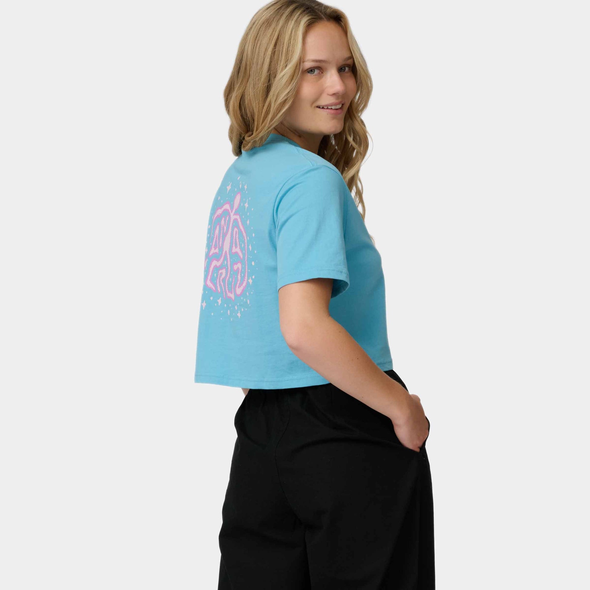 Santa Cruz Aura T Shirt Norse Blue