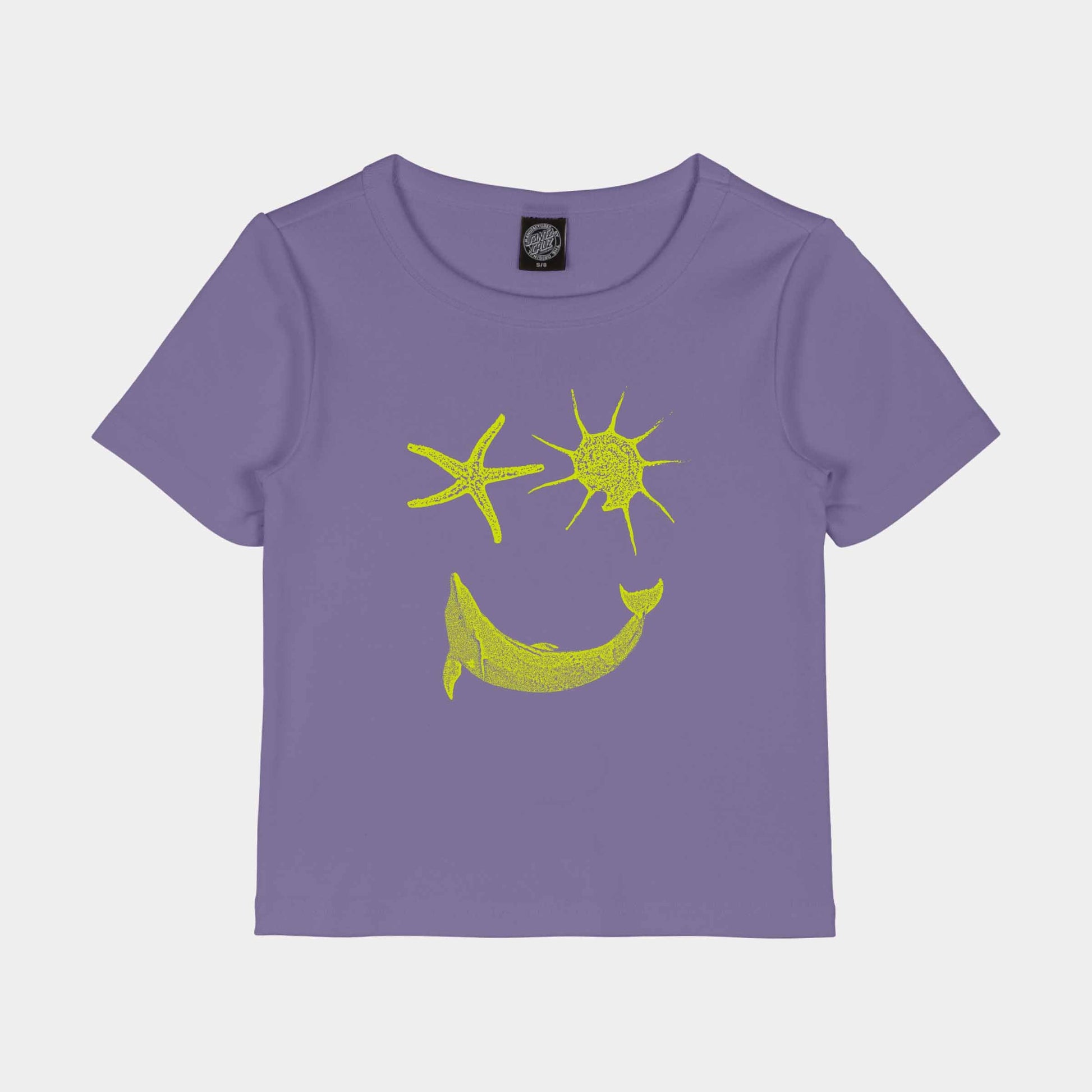Santa Cruz Happy Place T Shirt Purple Haze