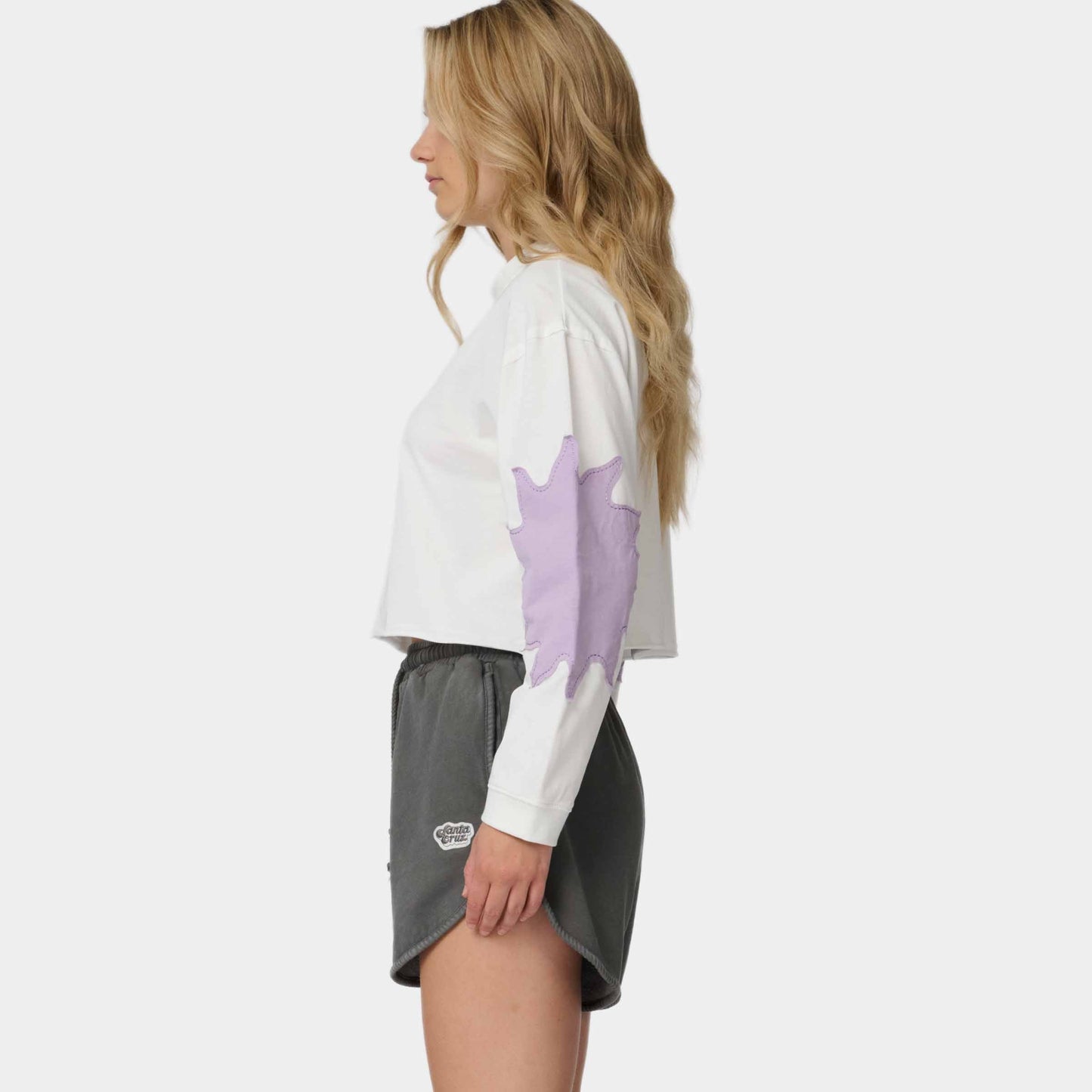 Santa Cruz Sun Daze Patch Long Sleeve Top White