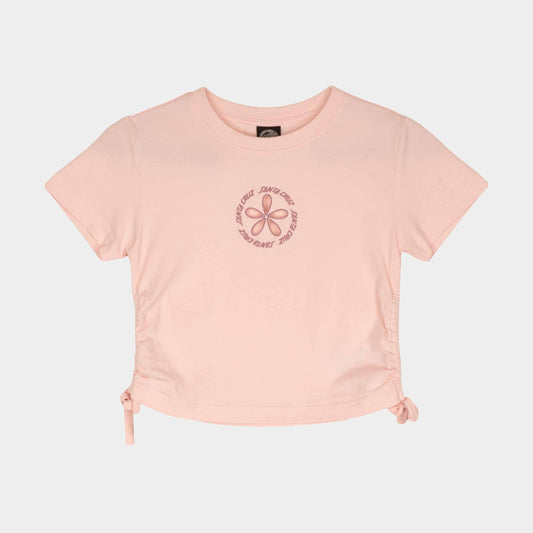 Santa Cruz Ringed Flower Tie T Shirt Candy Floss