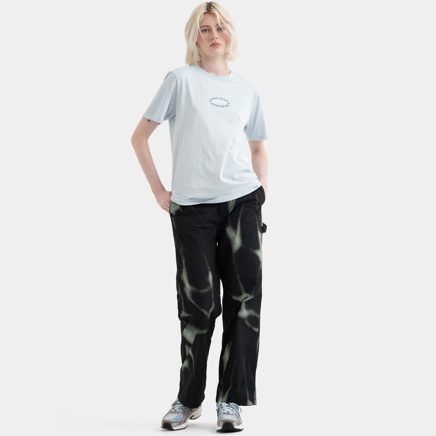 Santa Cruz Skateboards | Acid Oval Dot T Shirt Blue Aura