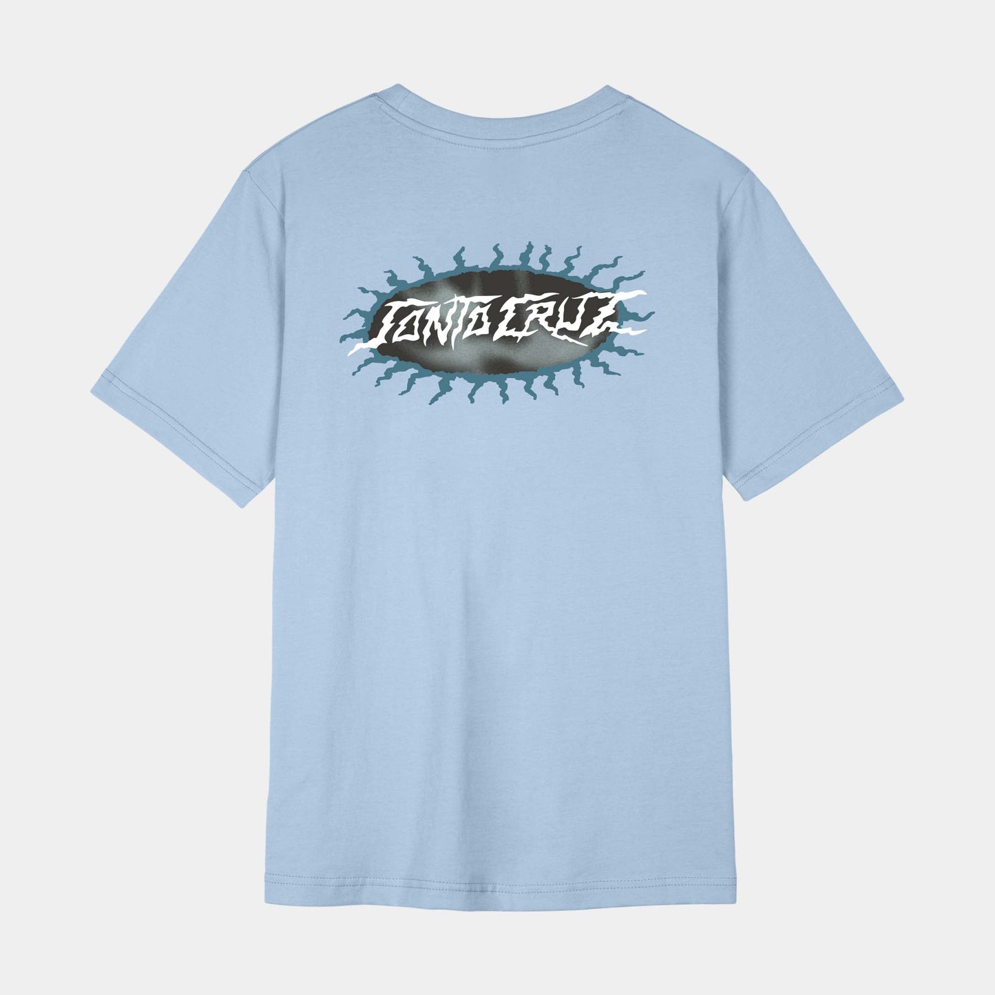 Santa Cruz Skateboards | Acid Oval Dot T Shirt Blue Aura