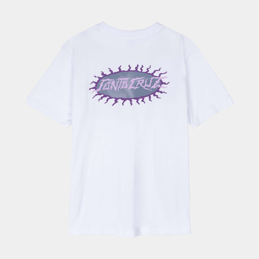 Santa Cruz Skateboards | Acid Oval Dot T Shirt White