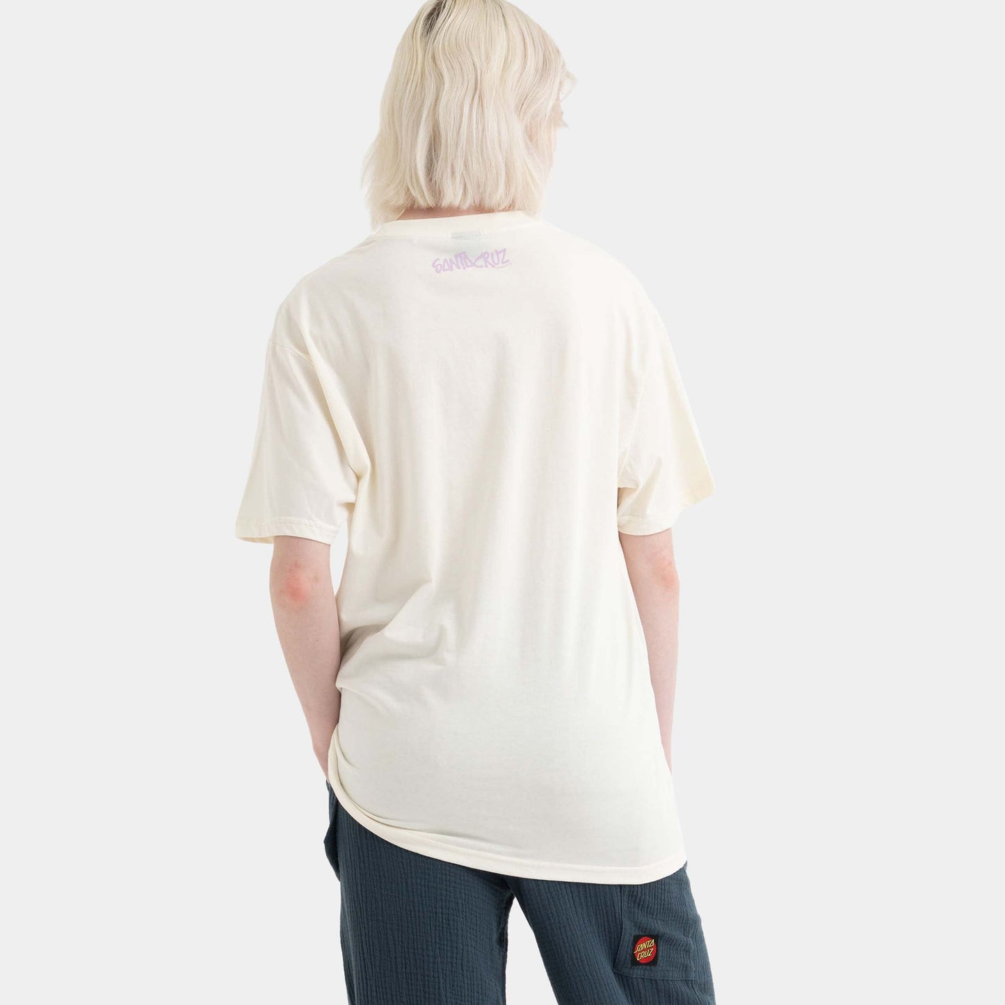 Santa Cruz Skateboards | Dizzy Daisy Front T Shirt Unbleached Cotton