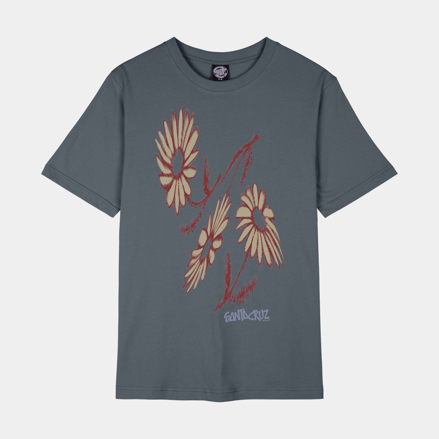 Santa Cruz Skateboards | Dizzy Daisy Front T Shirt Slate