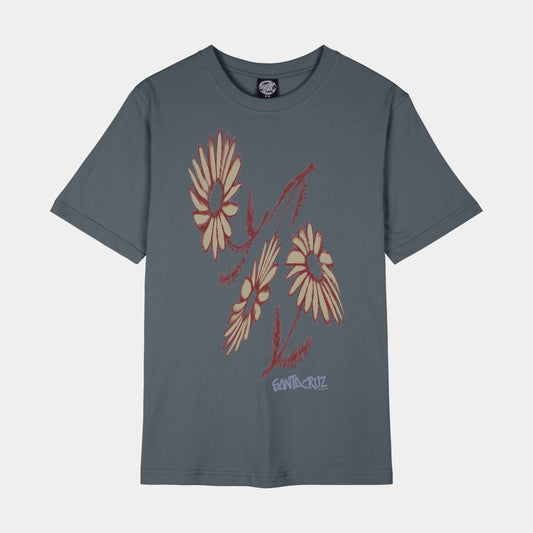 Santa Cruz Skateboards | Dizzy Daisy Front T Shirt Slate