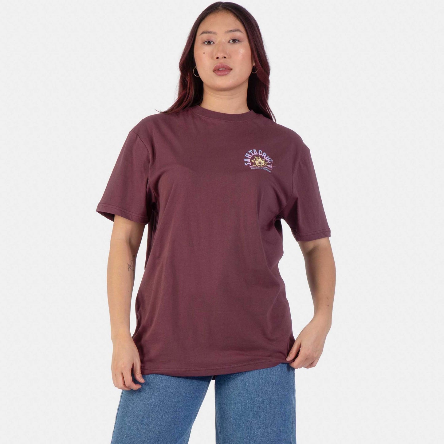 Santa Cruz | Star Snail T Shirt Cocoa Powder