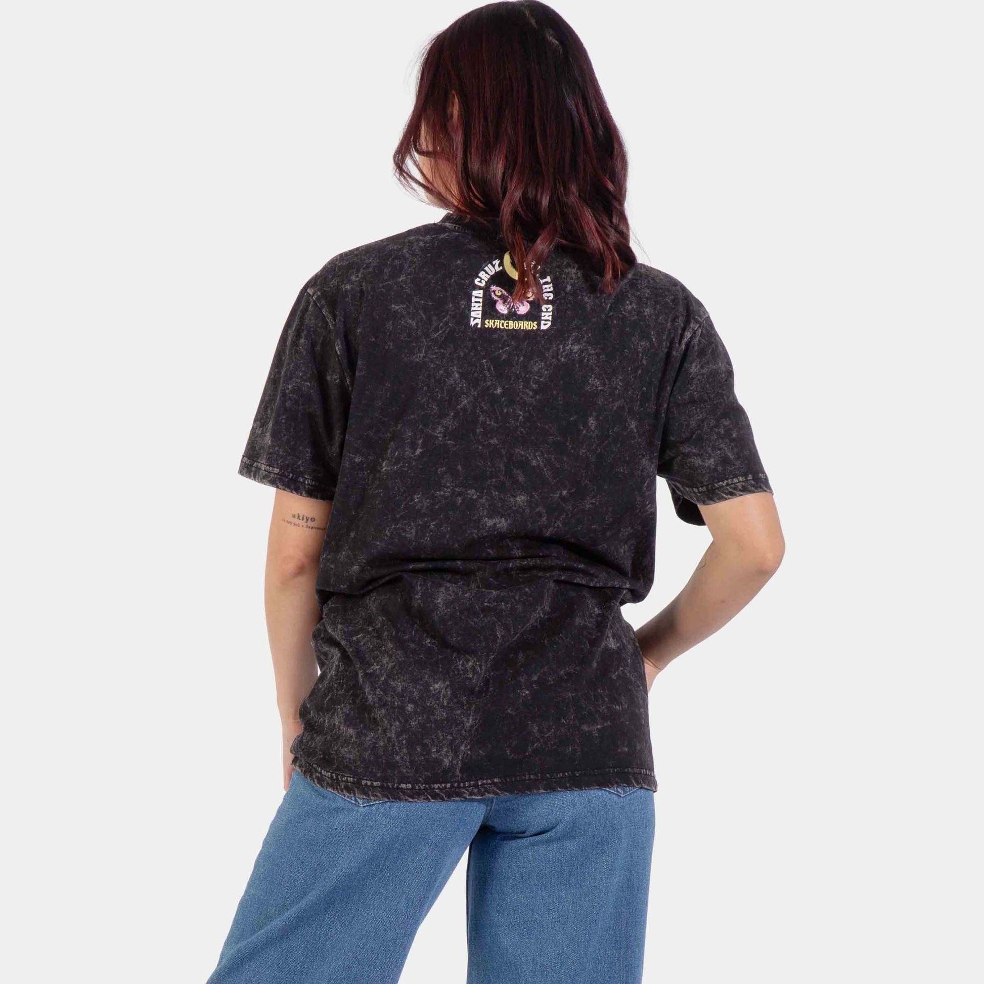 Santa Cruz | Night Visions T Shirt Black Acid Wash
