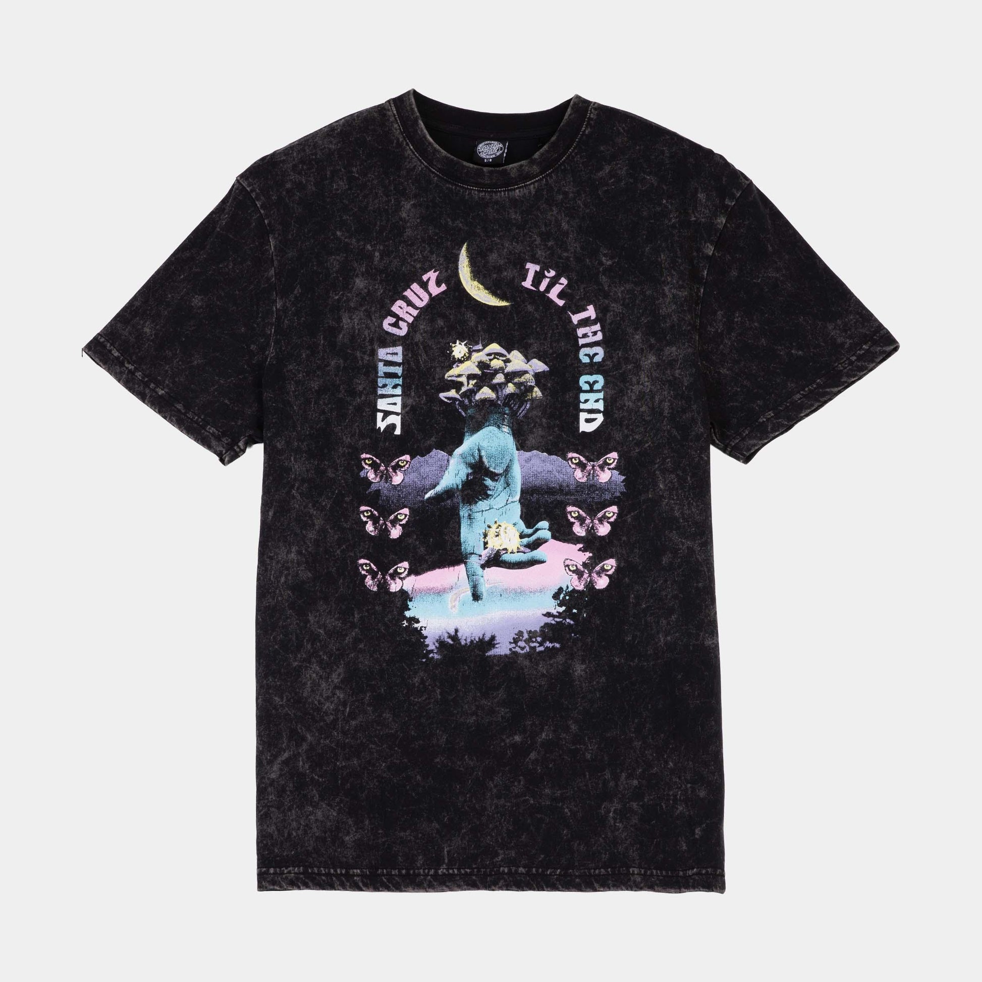 Santa Cruz | Night Visions T Shirt Black Acid Wash