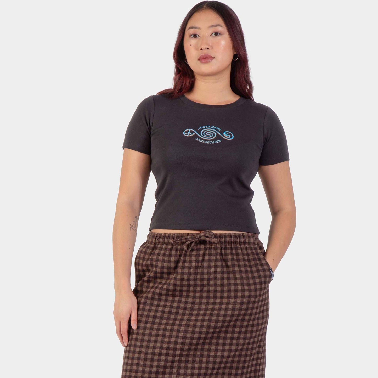 Santa Cruz | Balance T Shirt Black Wash
