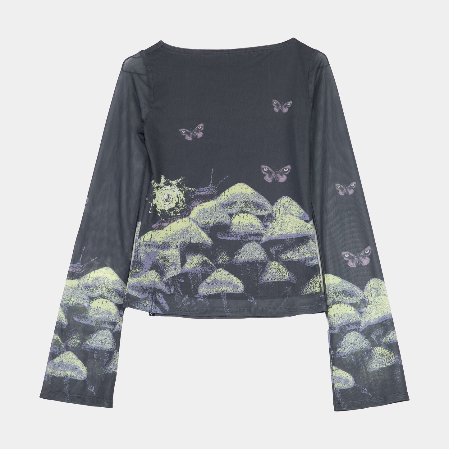 Santa Cruz | Strip Boat Neck Long Sleeve Top Night Visions