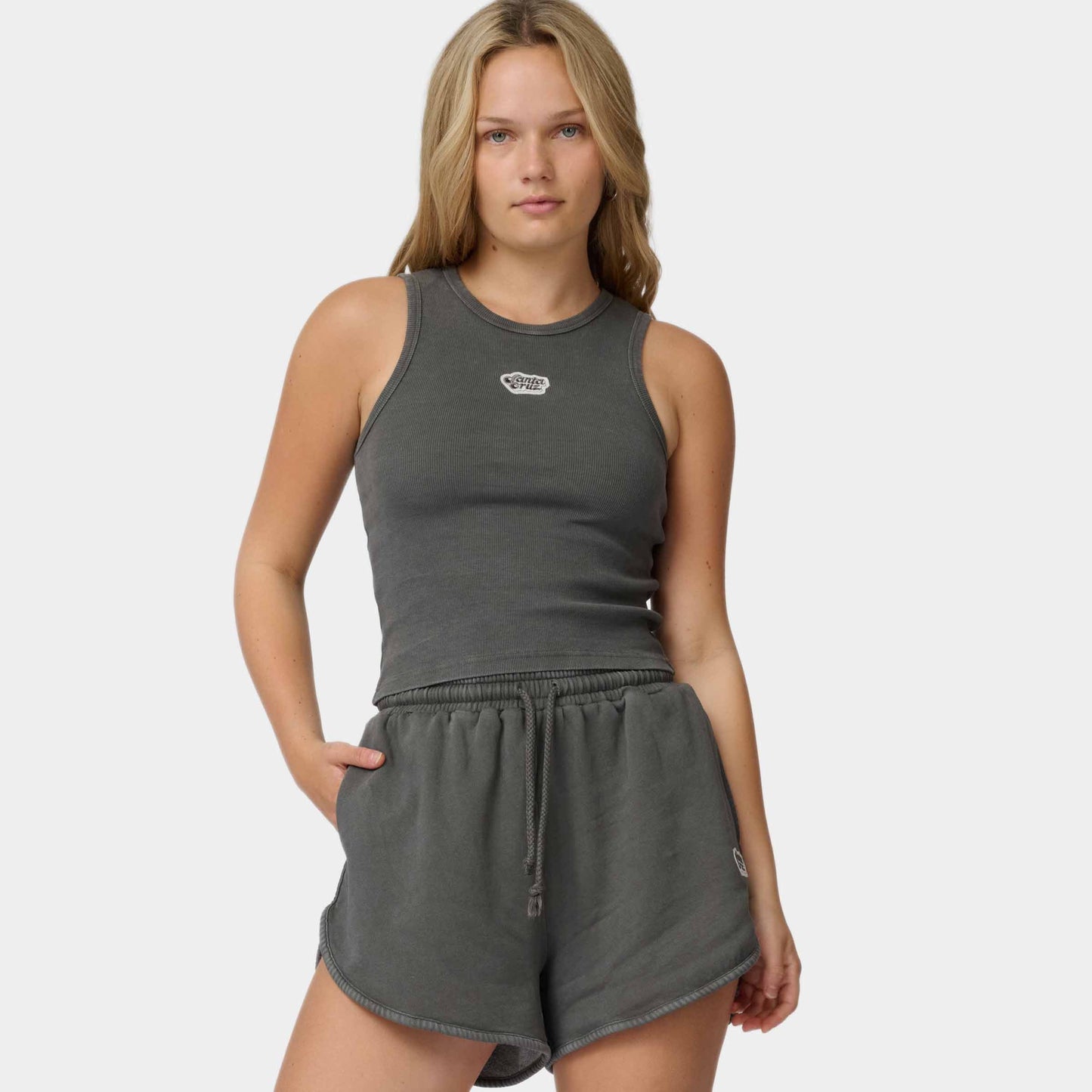 Santa Cruz Groovy Stack Tank Grey Wash